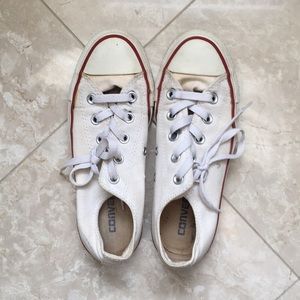CONVERSE ALL STAR, WHITE, WORN
